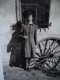 1942 Date Girl with Wagon Wheel original Photo
